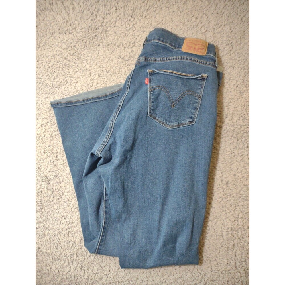Levi Strauss Curvy Bootcut Jeans Women’s Size 33 Boot Cut Stretch Denim
